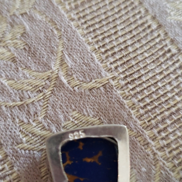 Bracelet,  lapis lazuli gemstone, 925 silver, hand - Picture 13 of 14